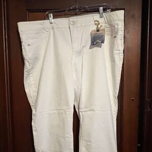 Democracy Ab-solution White Jeans 22W NWT